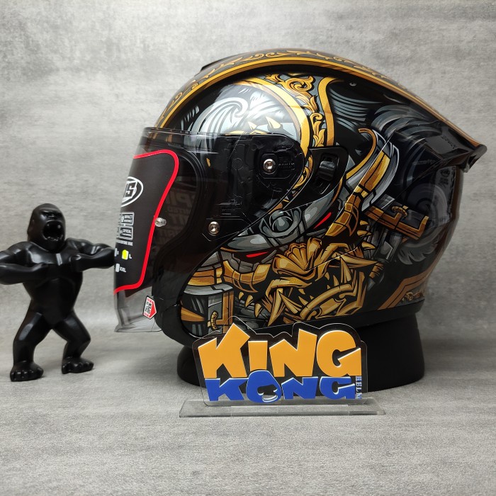 Terlaris Helm Half Face Njs Kairoz Dv Samurai