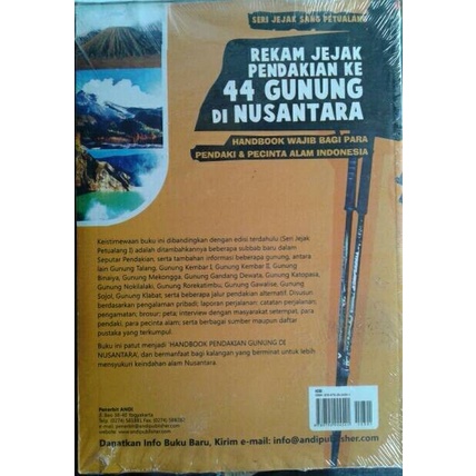 Flash Sale Buku Rekam Jejak Pendakian Ke 44 Gunung Di Nusantara Terlaris