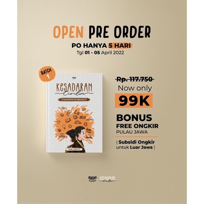 Hot Sale Mar082- Kesadaran Cinta Ning Abell Nurul Hidayati Terlaris