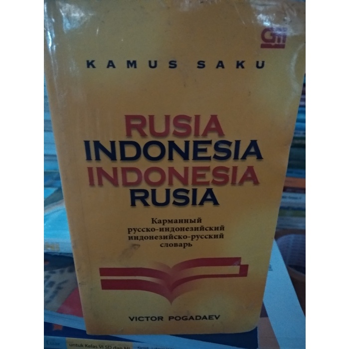 Diskon Spesial Buku Kamus Saku Rusia Indonesia-Indonesia Rusia Terlaris