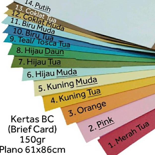 

Grosir 5 Lembar Kertas Bc Buffalo 150Gr Plano Kertas Brief Card Buffalo Karton Manila Warna Bc Plano