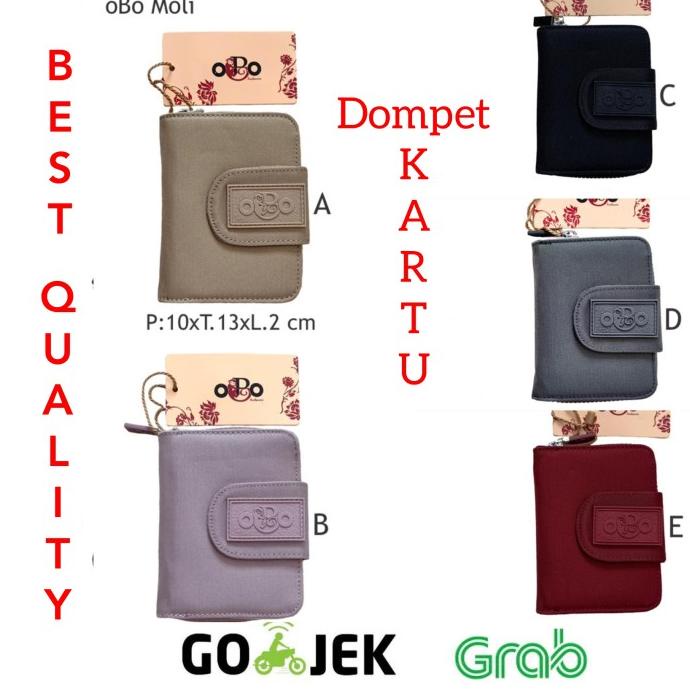 

DOMPET KARTU OBO MOLI FOLDED WALLET IMPORT WATERPROOF