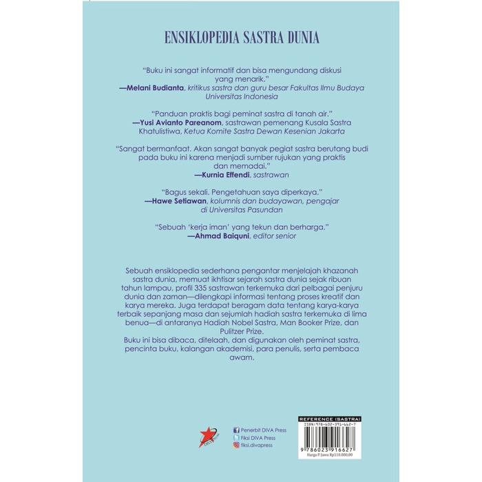 Promo Buku Ensiklopedia Sastra Dunia - Diva Press Terlaris