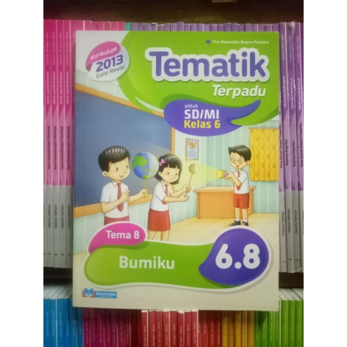 Diskon Spesial Paket Tematik Terpadu Kelas 6 Sd Tema 6,7,8,9 K13N Masmedia Terbaru