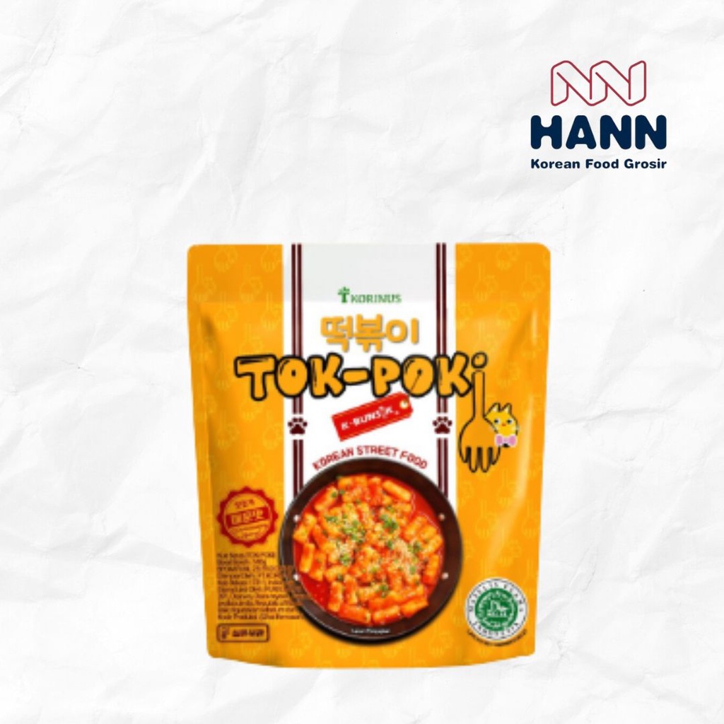 

Korinus Tok-Pokki 140 gr - Tteokbokki Instan Halal