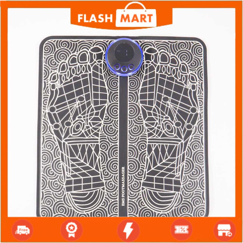 FLASHMART Pemijat Kaki Elektrik Pulse EMS Muscle Mat Massager - EMS14