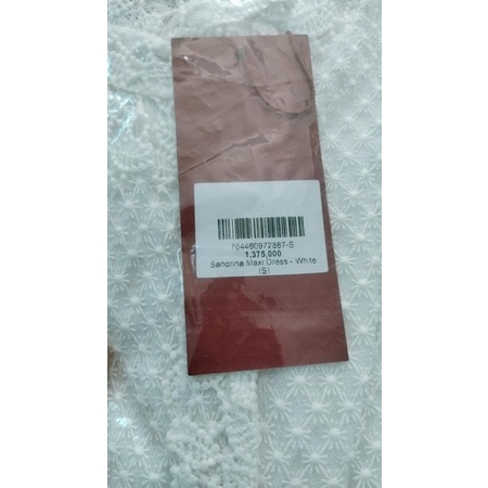 sandrina Maxi dress white size S benangdjarum