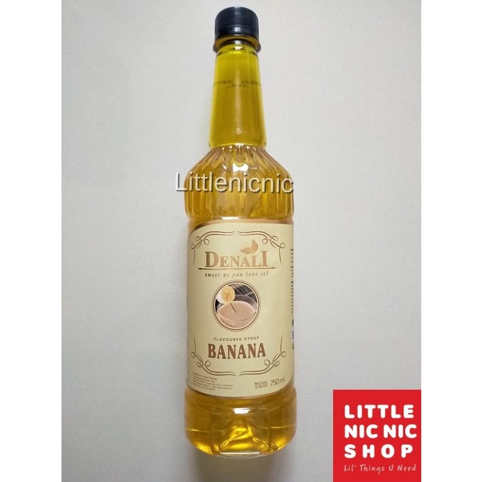 

Sirup Denali Banana Flavoured Syrup minuman cafe lge03