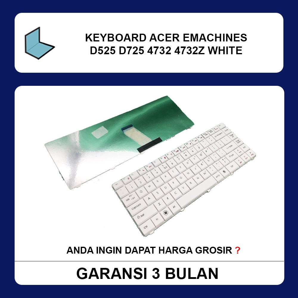 Keyboard Acer Emachines 4732 4732Z White