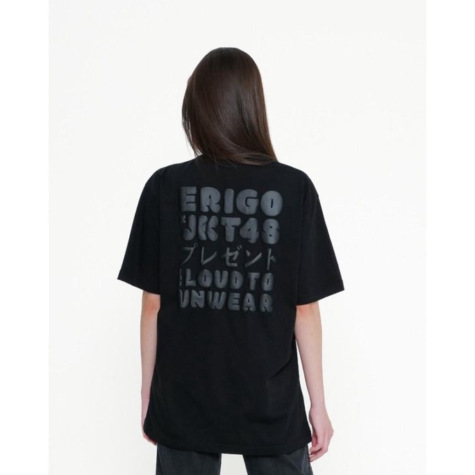 Kaos Unisex Erigo T-Shirt Oversize | Jkt48 Shani Black