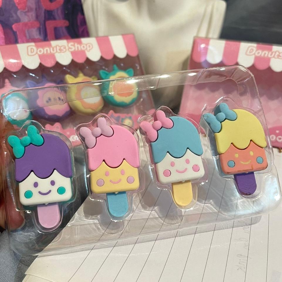 

New Product5.5 PENGHAPUS LUCU BENTUK ICE CREAM DESSERT CUTE ISI 4 PCS HARGA ERASER KARET HAPUS IMUT MODEL DESERT PILIHAN RANDOM 1 BOX ISINYA 4PIECES STATIONARY DUNIA_GROSIR99 BEST QUALITY 231♩