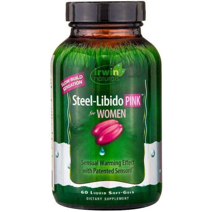 Irwin Naturals Steel Libido Pink For Women 60 Liquid SoftGels wanita