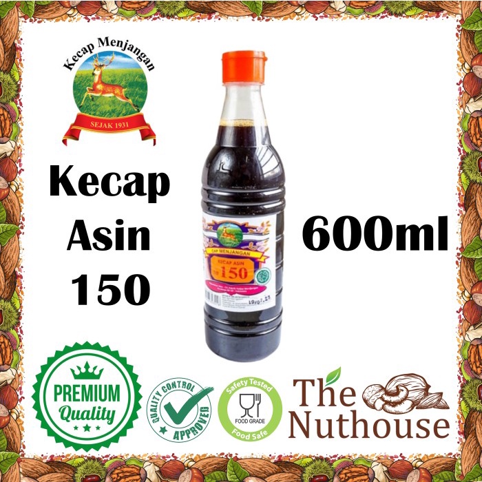 

600ml Kecap Asin Cap Menjangan No. 150