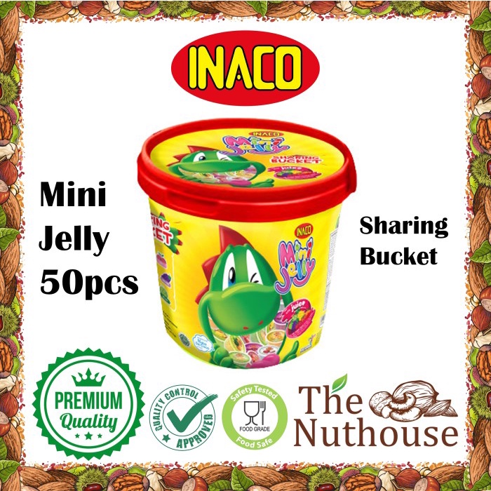 

INACO Mini Jelly 50pcs Sharing Bucket / 50 Cups [Halal]