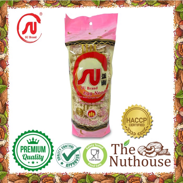 

SU Brand - Dry Egg Noodle / Mie Telur Kering [450gr]