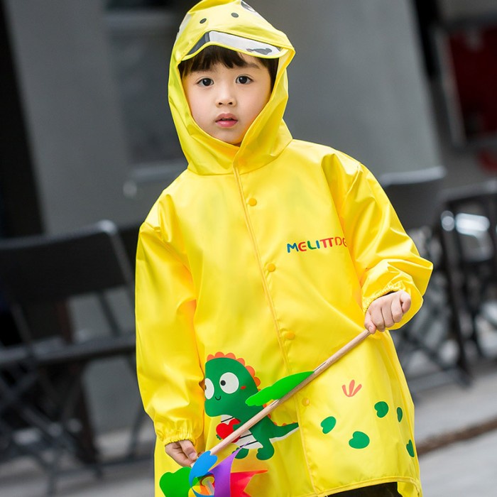 Jas hujan dino anak/ Raincoat dino anak/ Kids raincoat dino