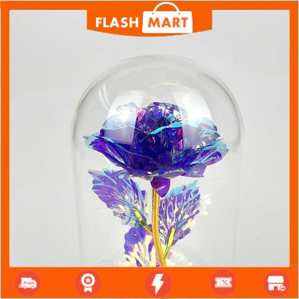 FLASHMART Lampu Meja Hias LED Illumination Rose Colorful Light - AC04