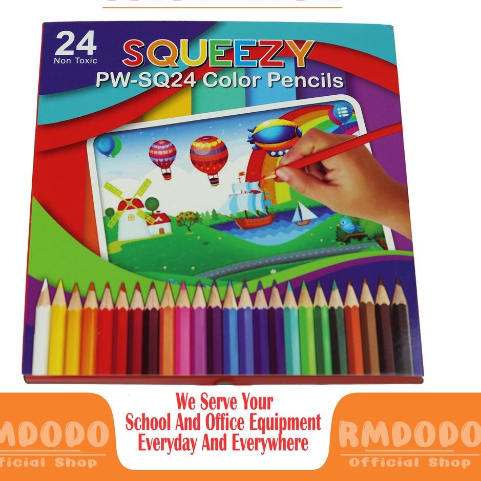 

GOGO Beli Rmdodo Pensil Warna Panjang Non Toxic Murah / Color Pencils 24 Warna / Pensil Warna Anak / Pencil Colour 684❜❜