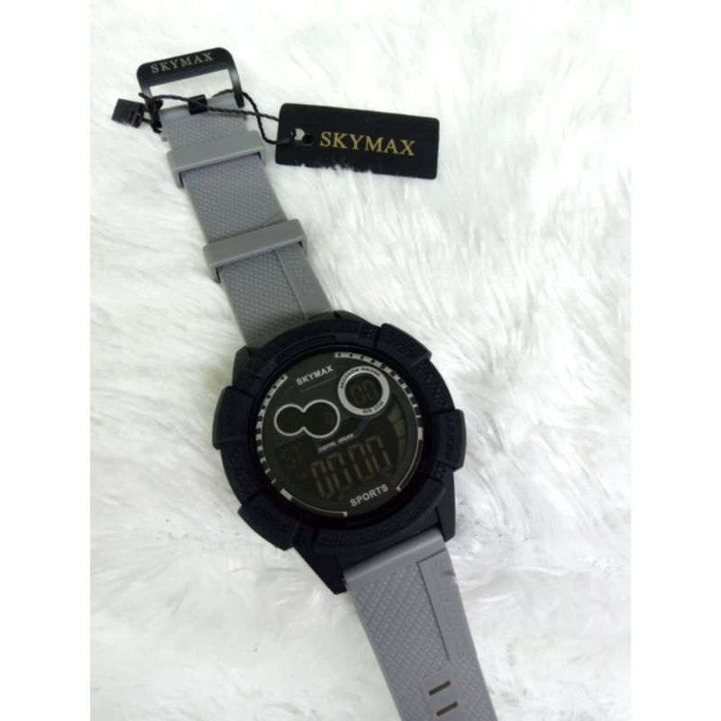 JAM TANGAN PRIA ORIGINAL SKYMAX MODEL TERBARU WATER RESIST FREE GELANG