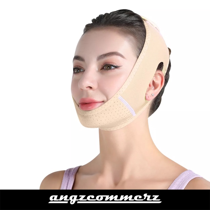 

ANGZCOMMERZ V shape lifting and firming breathable face strap Nude 1 pcs