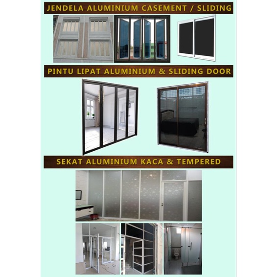 Pintu / Jendela Aluminium