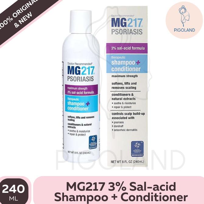 MG 217 MG217 Psoriasis 3% Salicylic Acid 240ML Shampoo Conditioner