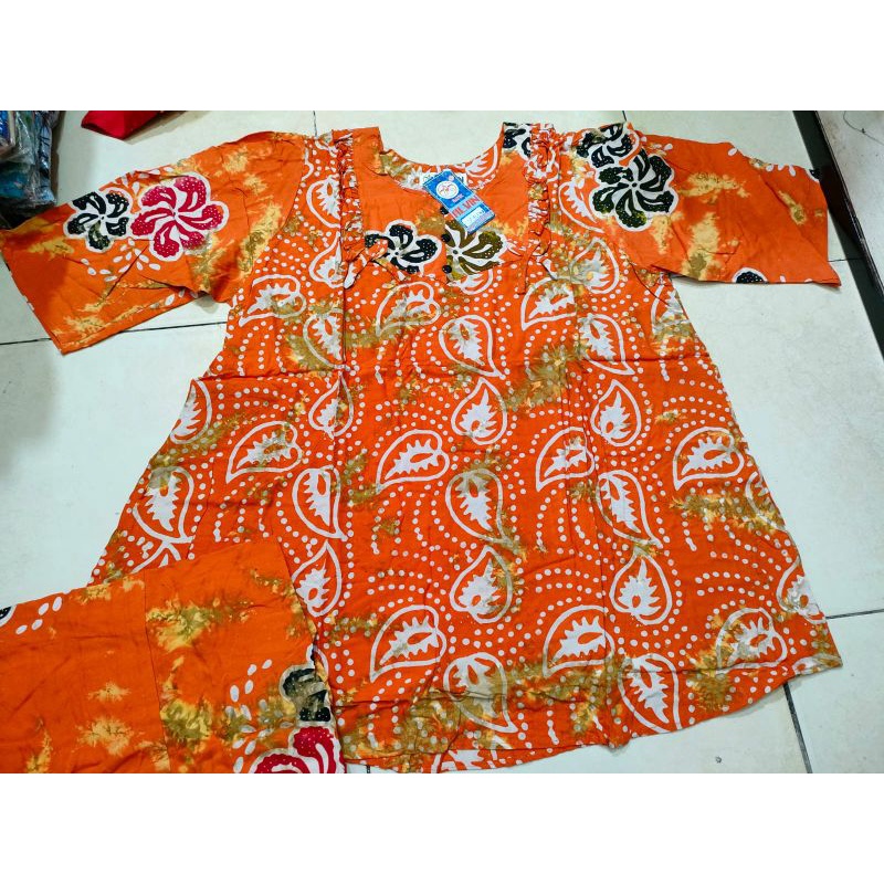 Stelan Batik Alvin Cetak, Uk Abg dan Dewasa, Baju remaja, Baju murah