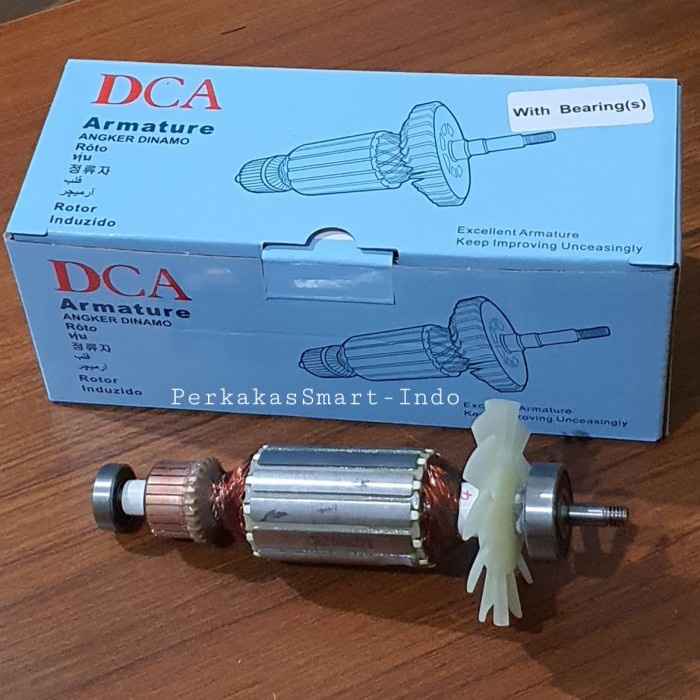 Dca Armature Maktec Mt90 Plus Bearing/Angker Mesin Gerinda Tangan 4" #Original