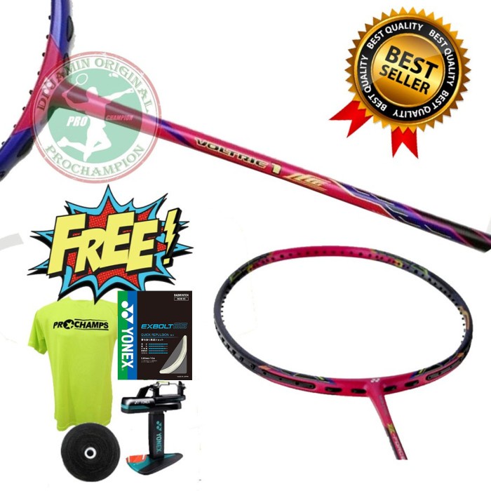 Tx0549 Paket Yonex Voltric 1 Lcw Raket Bton Orinal