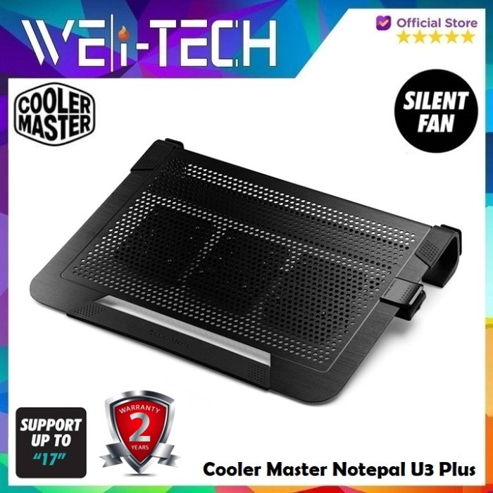 Cooling Cooler Master Notepal U3 Notebook Cooler Fan Laptop Cooling Pad
