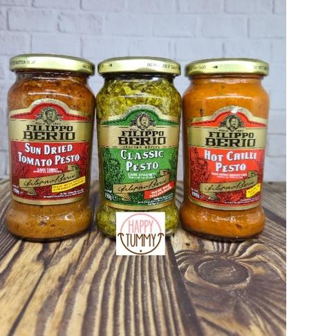 

Termurah✔️⭐Filippo berio classic pesto pasta sauce 190gr tomato hot chilli saus spagetty