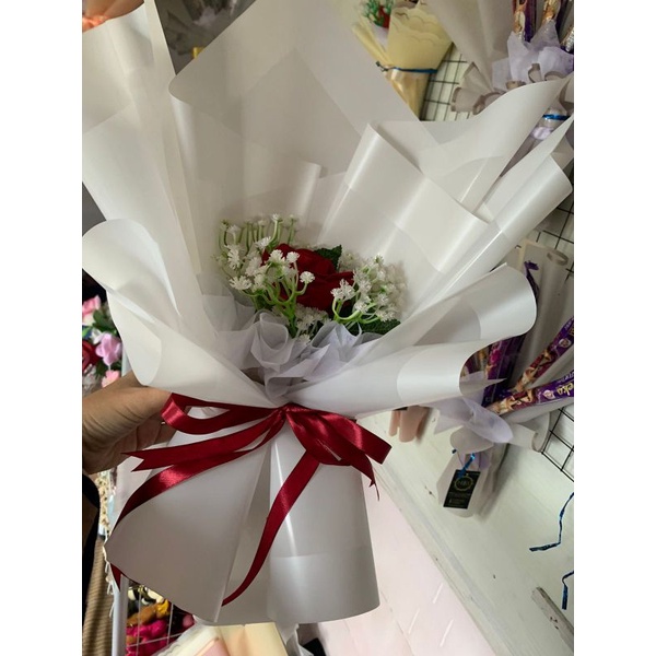 

Buket bunga artificial mawar premium by Handbuket_astambul2