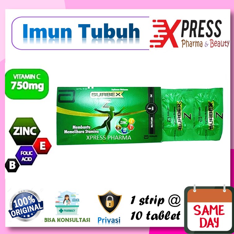 XPRESS  Surbex Z 6 Tablet Vitamin Stamina Surbek