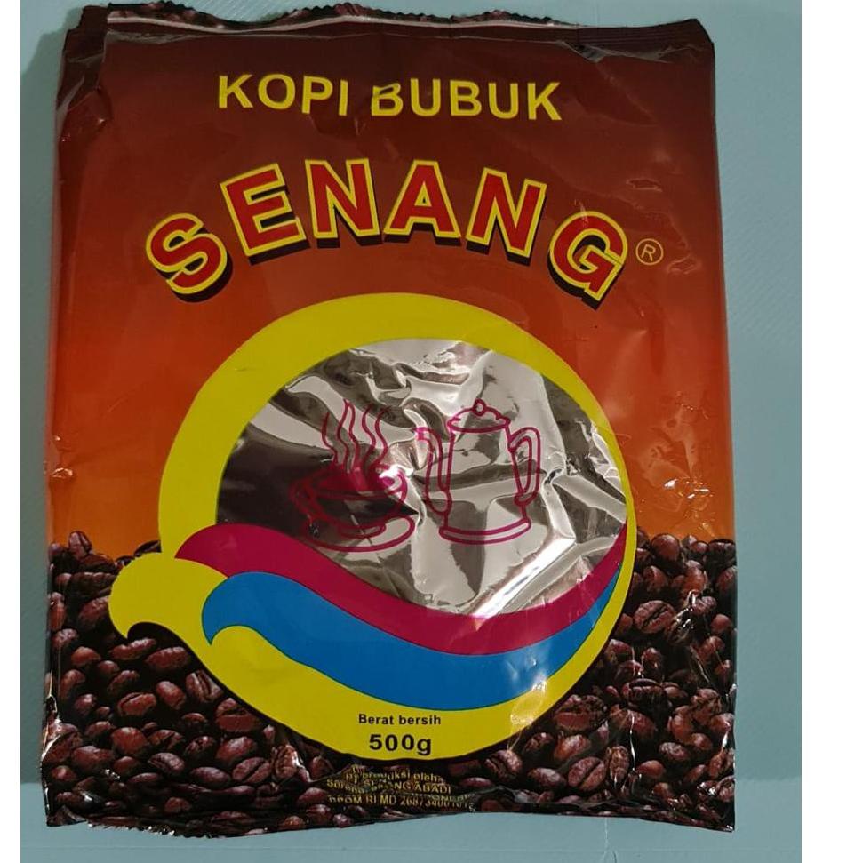 Stok banyak Kopi Bubuk Senang 250 dan 500 Gram Asli Sorong Papua 01U