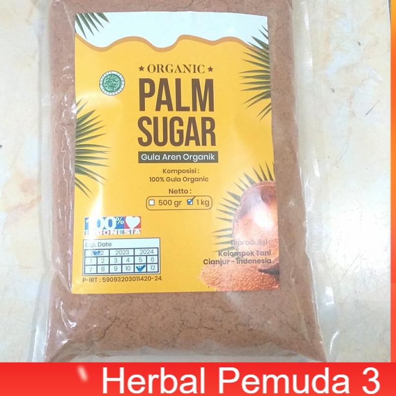 

Sale | HJ6 | Gula Aren Bubuk Organik 1 kg Gula Semut Palm Sugar