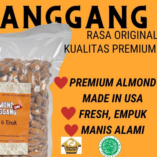 

Terbaru | HJ6 | KACANG ALMOND PANGGANG 1KG ALMOND ROASTED RASA ORIGINAL (CEMILAN SEHAT PREMIUM QUALITY))