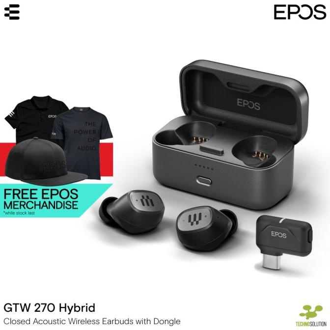 EPOS GTW 270 - Hybrid Wireless Earbuds Gaming