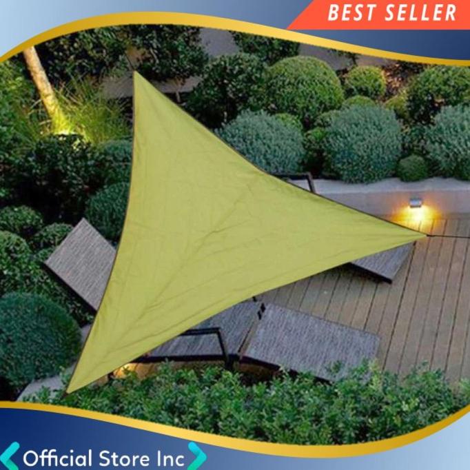 Tenda Kanopi Bentuk Segitiga Bahan Kain Anti Air Camping Outdoor Taman