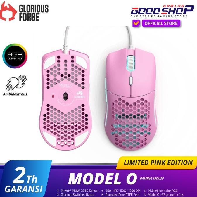 Glorious Model O/O- Pink Limited Edition - Gaming Mouse