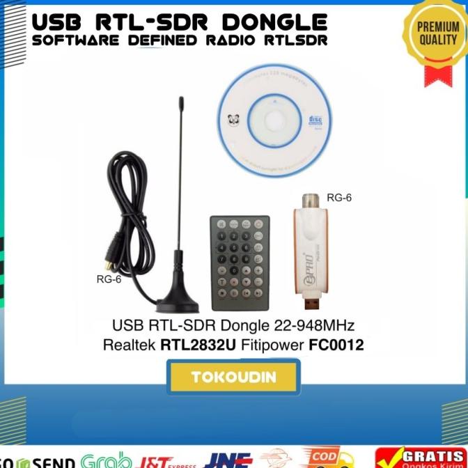 USB RTL-SDR Dongle Software Defined Radio RTL2832U R820T2 - RTL2832U R