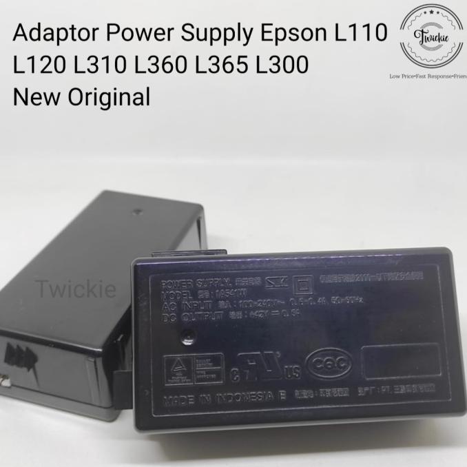 Adaptor Power Supply Epson L110 L120 L310 L360 L365 L300 New Original