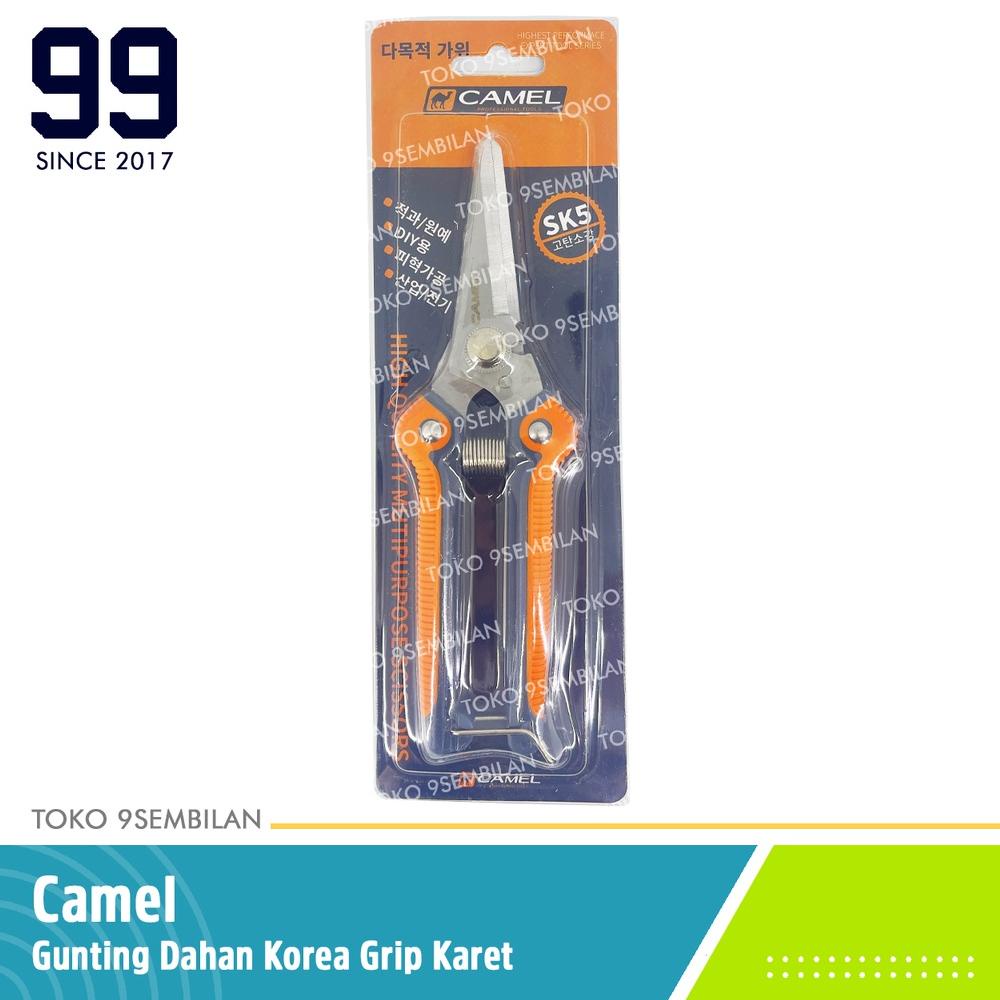 

1.1 Brands Festival Camel Gunting Korea Lurus Grip Karet Dahan Tanaman Seng Baja Ringan