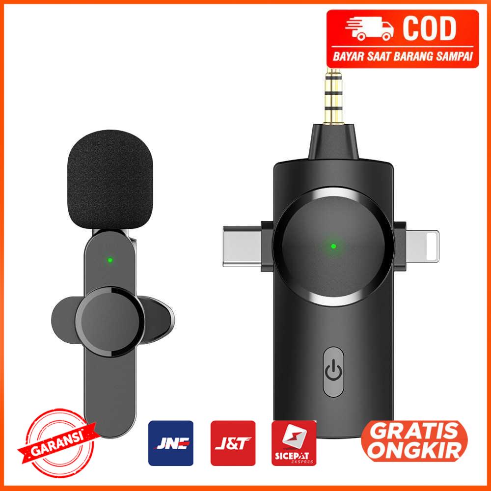 Clip On Mic Wireless Microphone Mini Noice Reduction 3in1 AP031