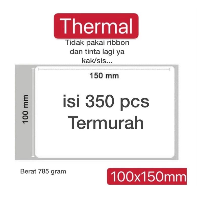 

Star 12.12 LABEL THERMAL BARCODE STICKER 100x150mm isi 350 TERMURAH