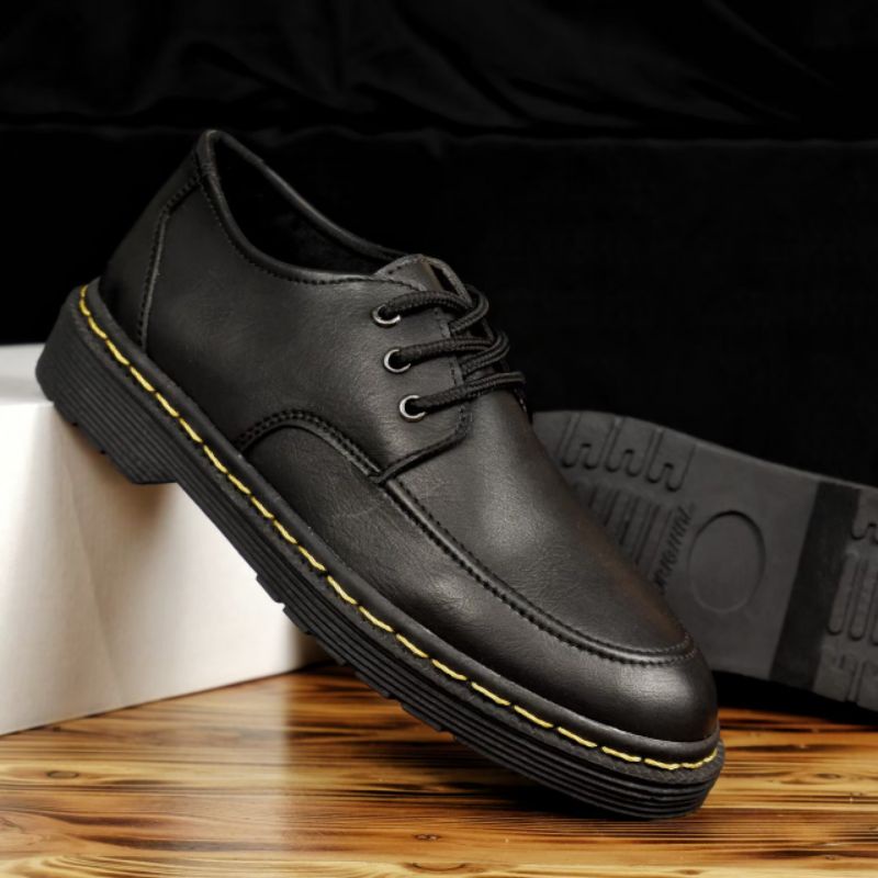 WOLF gogeta - Sepatu Pantofel Formal Docmart Low Boots Kerja Pria