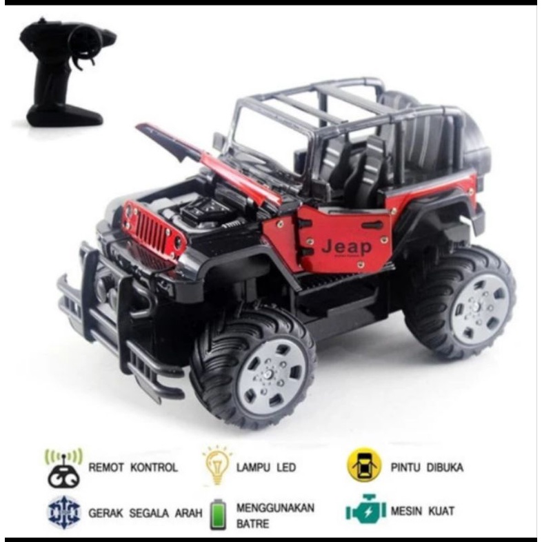 Mobil RC Buka Pintu BFoot Remote Control Jeep Wrangler Offroad