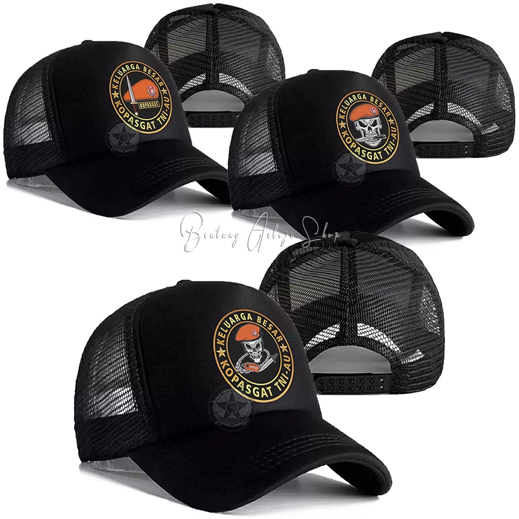 Topi Custom Keluarga Besar Kopasgat TNI-AU Exclusive Gold