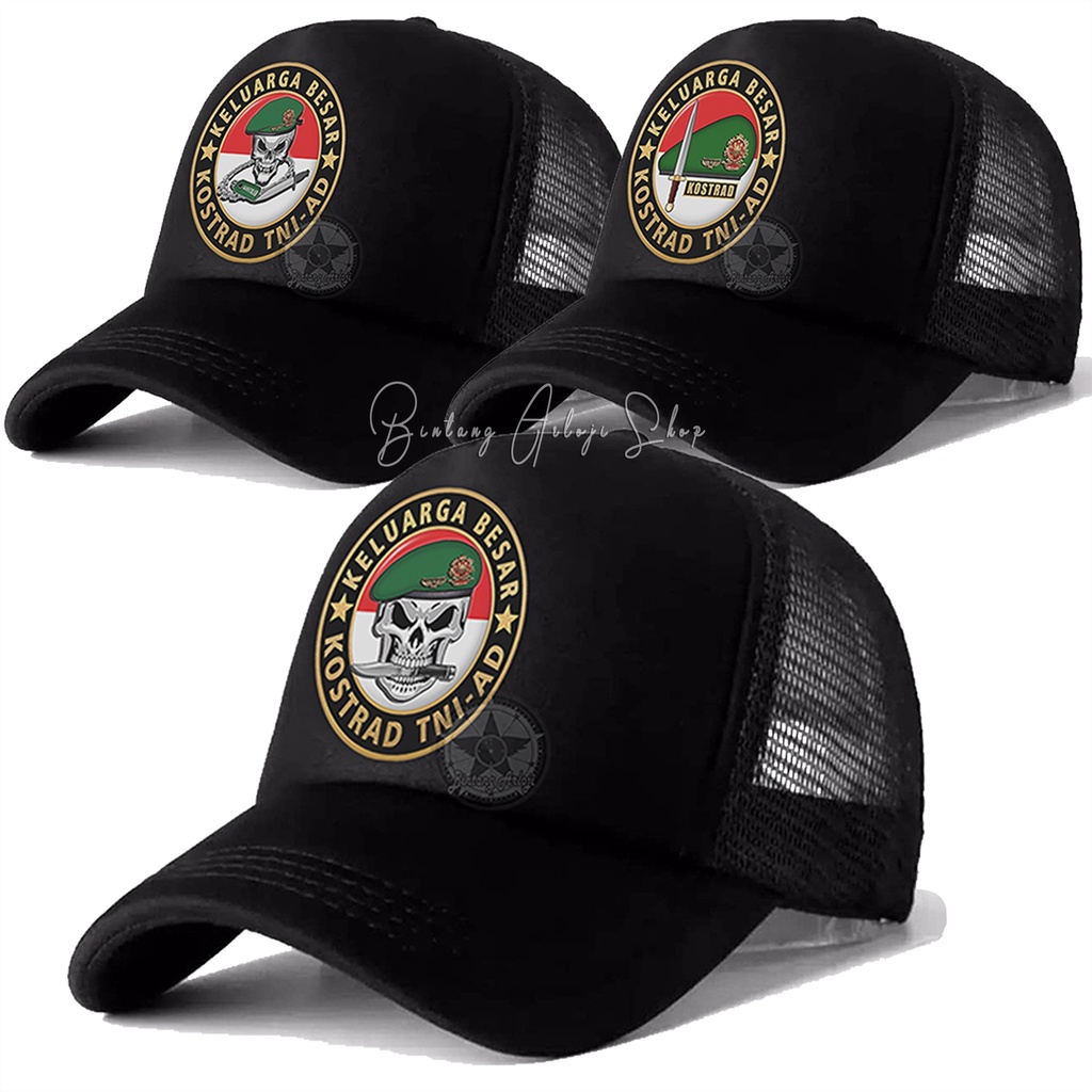 Topi Skull Keluarga Besar Kostrad TNI-AD  Istimewa &amp; Murmer