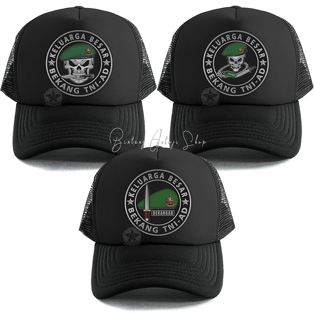 Topi Baret Keluarga Besar Bekang TNI-AD Limited Edition Silver