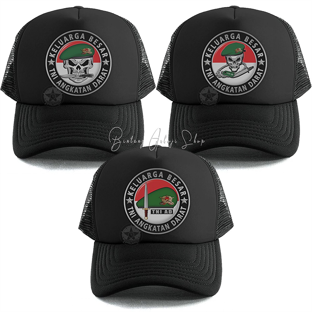 Topi Baret Keluarga Besar TNI Angkatan Darat Limited Edition Silver